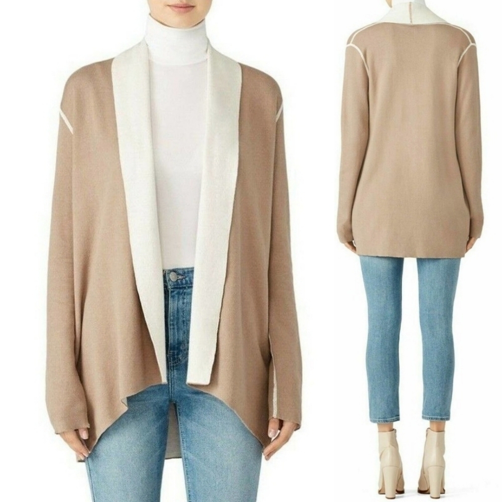 Michael Stars Reversible‎ Two Tone Shawl Cardigan